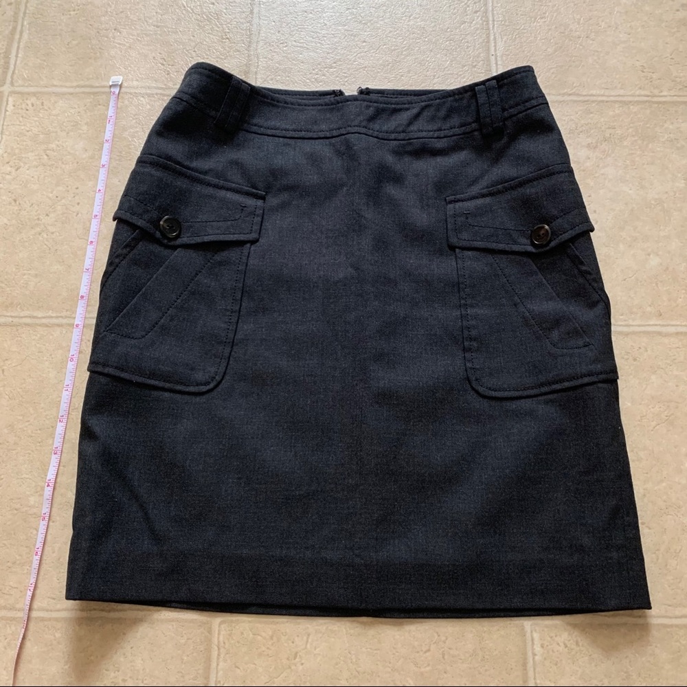 Dark gray skirt